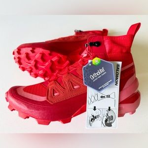 NWT Salomon x MM6 Maison Margiela Red Sneakers